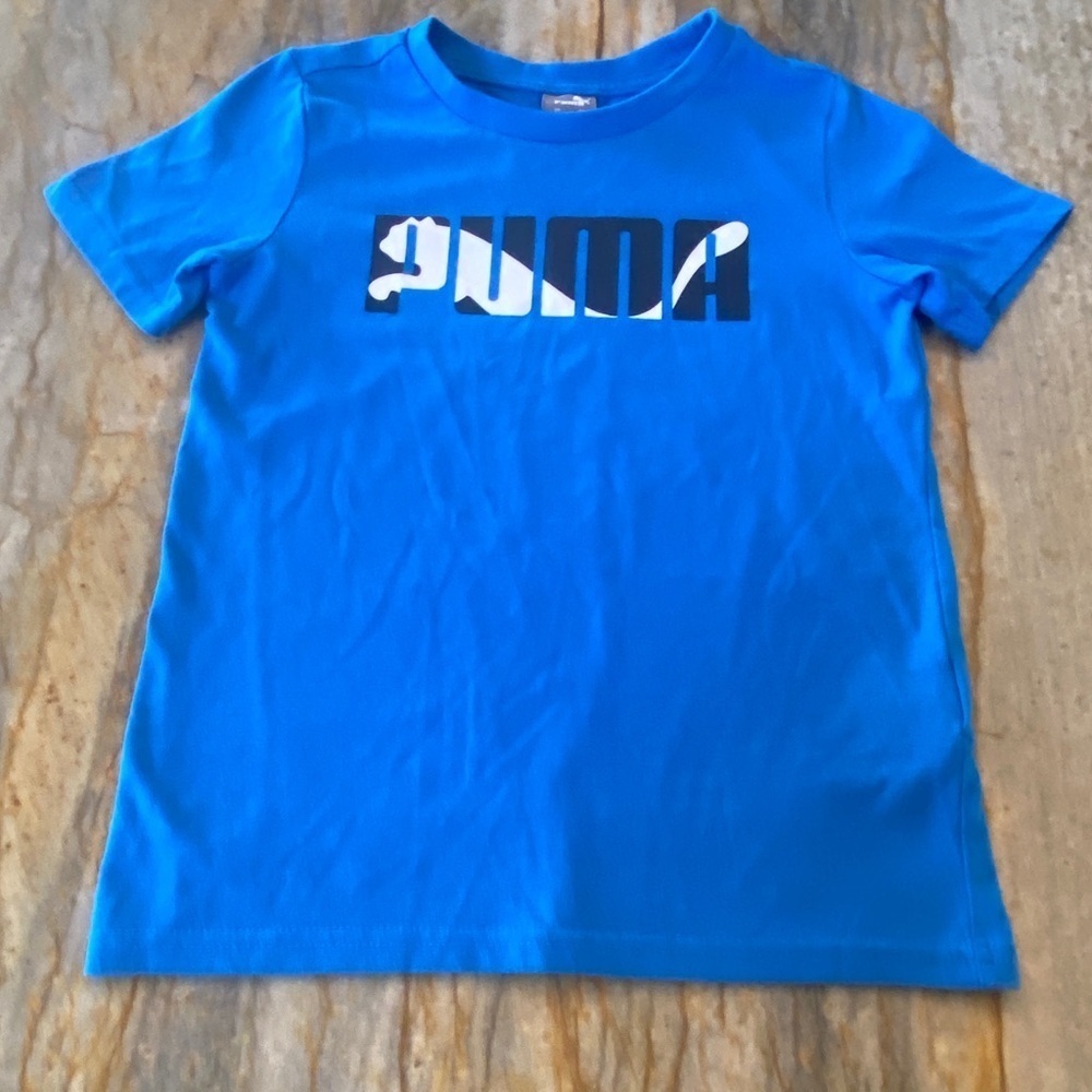 Puma Kids Bright Blue Tee